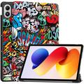 Husă Smart Folio Xiaomi Redmi Pad 2 Pro/Poco Pad M1 Tri-Fold - Graffiti