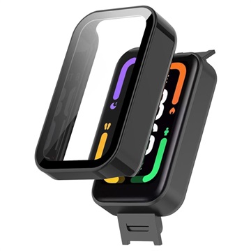 Husă cu Sticlă Temperată Xiaomi Redmi Smart Band Pro - Negru