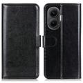 Husă portofel cu suport Xiaomi Redmi Turbo 4 Pro - negru