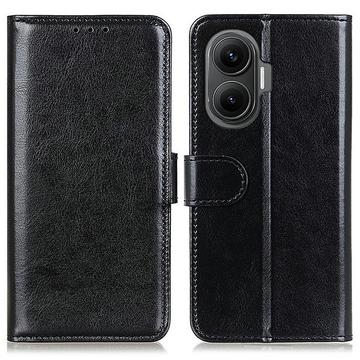 Husă portofel cu suport Xiaomi Redmi Turbo 4 Pro - negru
