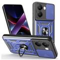 Husă Hibridă Xiaomi Redmi Turbo 4/Poco X7 Pro cu Inel Rotativ cu Ecran pentru Cameră