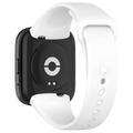 Curea Silicon Moale Xiaomi Redmi Watch 3 Lite/3 Active - Alb