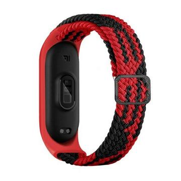 Curea din nailon Xiaomi Smart Band 8/9 Beline - Roșu / Negru