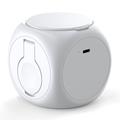 Y22 Stație de încărcare wireless 3 în 1 în formă de cub - alb