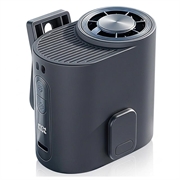 Ventilator de răcire pentru talie cu prindere prin clemă Y66, cu afișaj digital - Negru