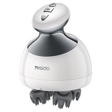 YESIDO MG12 IPX7 Aparat de masaj pentru cap cu zgomot redus cu dock de încărcare detașabil