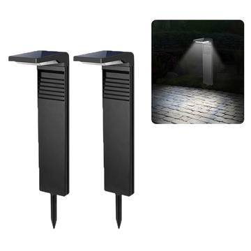 YH0801 Lumină de grădină cu energie solară - 2 buc. - Lumină albă