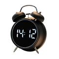 YY6031 Ceas cu alarmă digitală ultra-puternic, cu activare vocală - 120dB - Negru