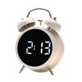 YY6031 Ceas cu alarmă digital, extrem de puternic, cu activare vocală - 120dB - Alb