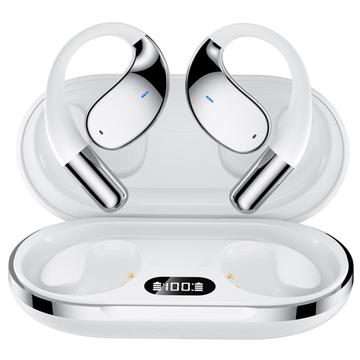 YYK-Q39 Căști sport cu ureche deschisă Bluetooth 5.4 - alb
