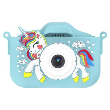 Unicorn cameră foto pentru copii cu card de memorie de 32GB și cititor de carduri