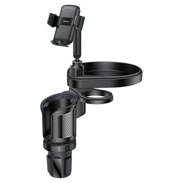 Yesido C274 Suport pentru pahare auto multifuncțional 4 în 1 - 4.7"-7.2" - Negru