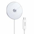Încărcător wireless magnetic Yesido DS41 Qi 2.2, 25W – Alb