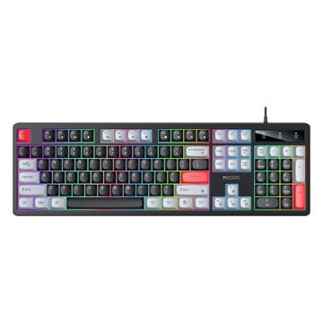 Yesido KB44 Tastatură mecanică cu zgomot redus și iluminare din spate RGB - USB-A - 104 taste