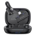 Set microfon lavalier fără fir Yesido KR24 - Receptor Lightning - Negru