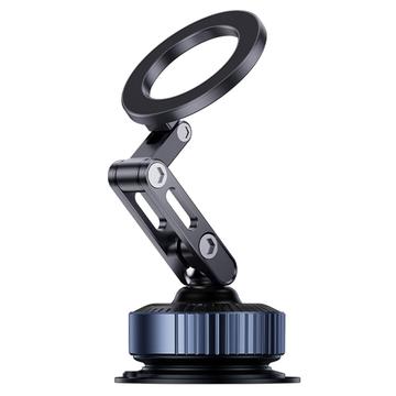 Z25 Suport magnetic pliabil pentru telefon auto cu aspirație în vid - negru