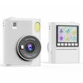 Z900 Aparat foto cu imprimare instantanee pentru copii cu filtre creative, card de memorie de 32GB - alb
