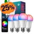 ZJ-BWBL1H-RGBWWWW-4P 4PCS 10W Bluetooth 10W Bluetooth Smart Light Bulbs WiFi 2.4G Voice RGBCW 220V LED Bulbs