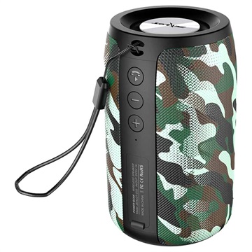 Boxă Bluetooth Portabilă Impermeabilă Zealot S32 - 5W - Verde Camuflaj
