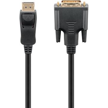 Cablu adaptor pentru DisplayPort/DVI-D placat cu aur