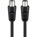 Cablu Goobay Antena - 1.5m - Negru