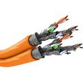 Cablu de Rețea Duplex S FTP CAT 7A Goobay - 500m - Portocali