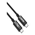 Cablu USB Type-C Club 3D USB4 Gen2x2 - 2m - Negru
