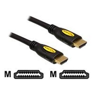 Delock Cablu HDMI tată -> HDMI tată - 2m - Negru