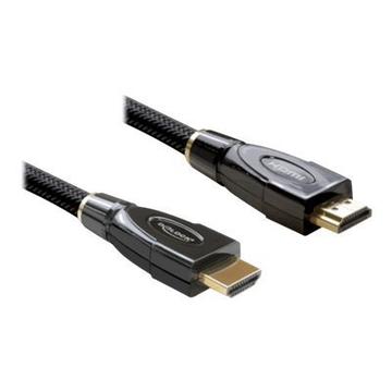 Delock HDMI de Mare Viteză cu Cablu Ethernet - 5m - Negru