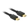 Cablu Delock Mini DisplayPort 1.2 tată > Mini DisplayPort tată - 3m