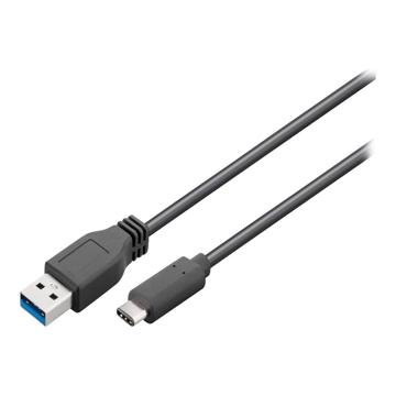 Cablu USB 3.0 / USB 3.1 Type-C Goobay - 1m - Negru