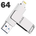Stick USB iDiskk OTG - USB Type-A/Lightning