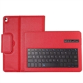 Husă Cu Tastatură Bluetooth iPad 10.2 2019/2020 (Ambalaj Deschis - Satisfăcător) - Roșu