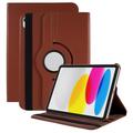 Husă Folio Rotativă 360 iPad 2022/2025 - Maro