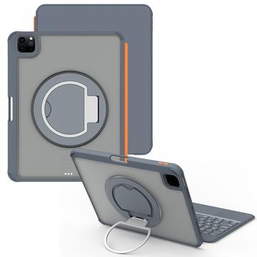 iPad 2022/2025/Air 11 2024/2025 TU3607 Tastatura magnetică retroiluminată cu suport rotativ 360 - gri