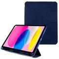Husă Folio iPad 2022/2025 Origami Stand - Albastru închis