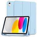 Husă Folio cu trei pliuri iPad 2022/2025 Tech-Protect SmartCase Pen - Albastru Cer