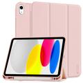 Husă Folio cu trei pliuri iPad 2022/2025 Tech-Protect SmartCase Pen - Roz