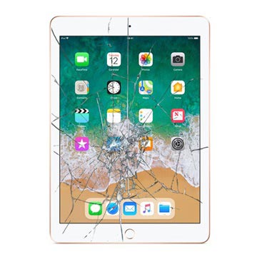 Reparație Geam Cu Touchscreen iPad 9.7 (2018) - Alb