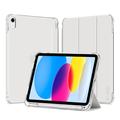 Husă Folio cu trei pliuri iPad 2022/2025 Tech-Protect SmartCase Pen Hybrid - Cristal Argint