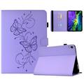 Husă Butterfly Smart Folio iPad Mini (2026) cu compartimente pentru carduri - Violet