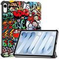 Husă Smart Folio iPad Mini (2026) Tri-Fold - Graffiti