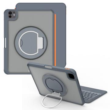 iPad Pro 11 2024/2025 TU3607P Tastatura magnetică retroiluminată cu suport rotativ 360 - gri