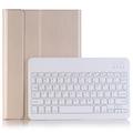 Husă Cu Tastatură Bluetooth iPad Pro 11 (2024) - Auriu
