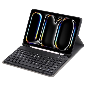 Husă Cu Tastatură Bluetooth iPad Pro 11 2024/2025 - Albastru Închis