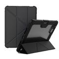 Husă Folio Smart iPad Pro 11 (2024) - Nillkin Bumper - Negru / Transparent