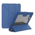 Husă Folio Smart iPad Pro 11 (2024) - Nillkin Bumper - Albastru / Transparent