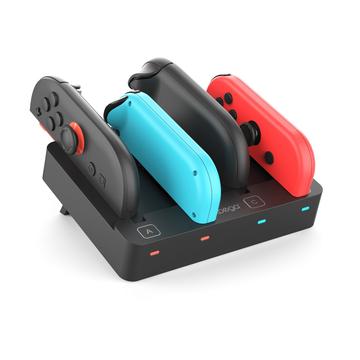 iPega PG-SW2081 Stație de încărcare 8 în 1 pentru controlerele Nintendo Switch 1/2 Joy-Con