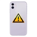 Reparație Capac Baterie iPhone 11 - inclusiv ramă - Violet