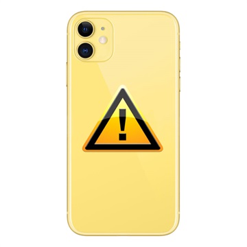 Reparație Capac Baterie iPhone 11 - inclusiv ramă - Galben